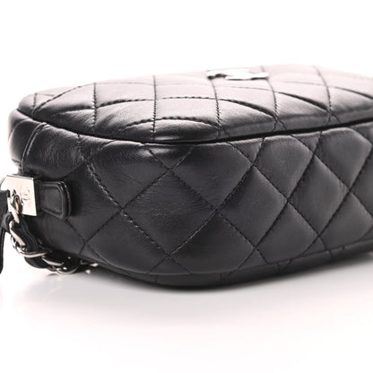 Chanel Lambskin Quilted Small Timeless Camera Case Black 9 of 11