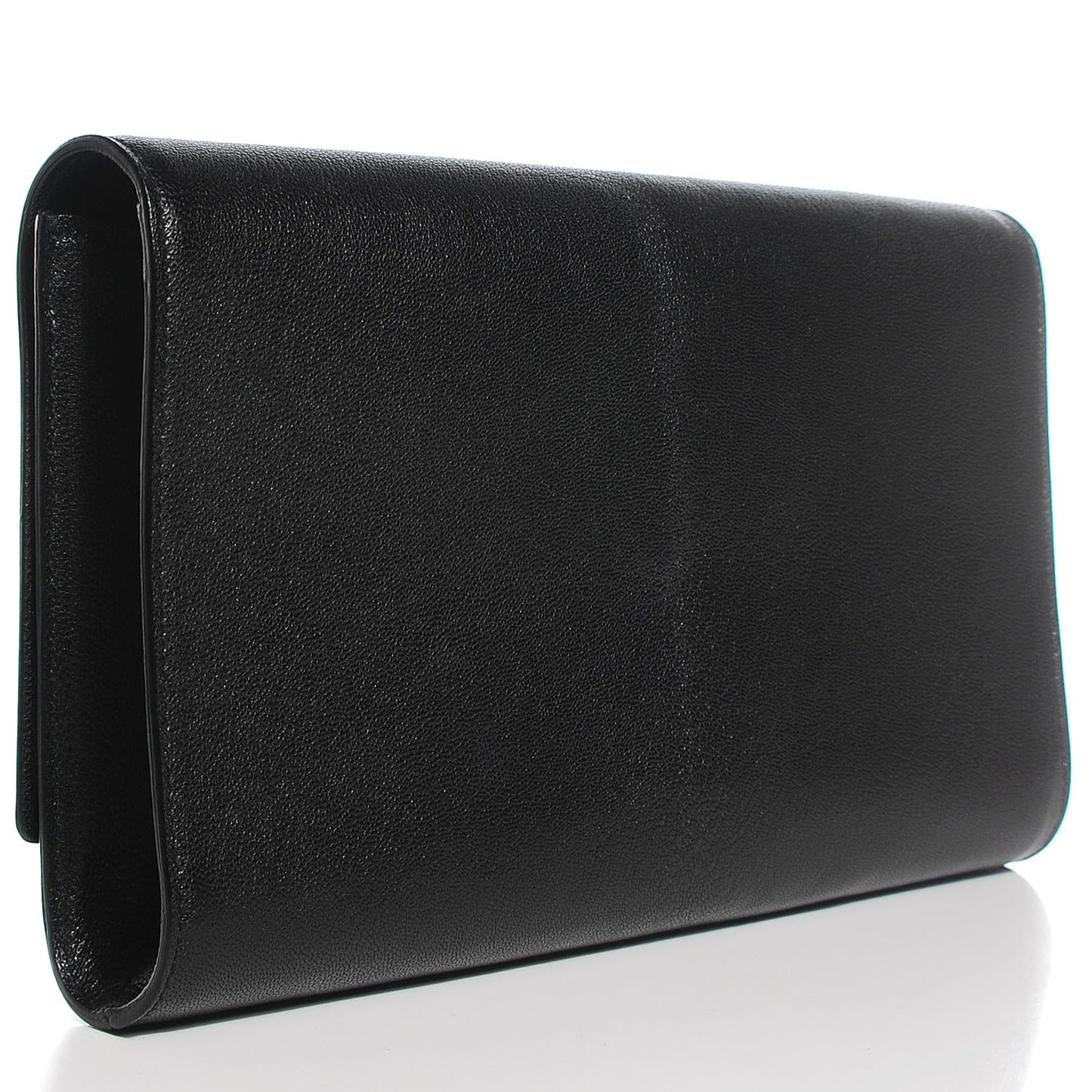 Calfskin Monogram Large Belle De Jour Clutch Black