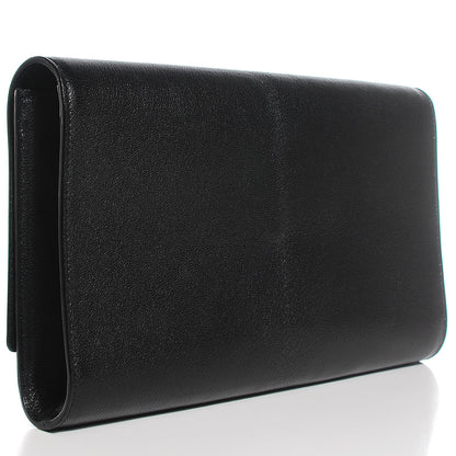 Saint Laurent Calfskin Monogram Large Belle De Jour Clutch Black 3 of 7