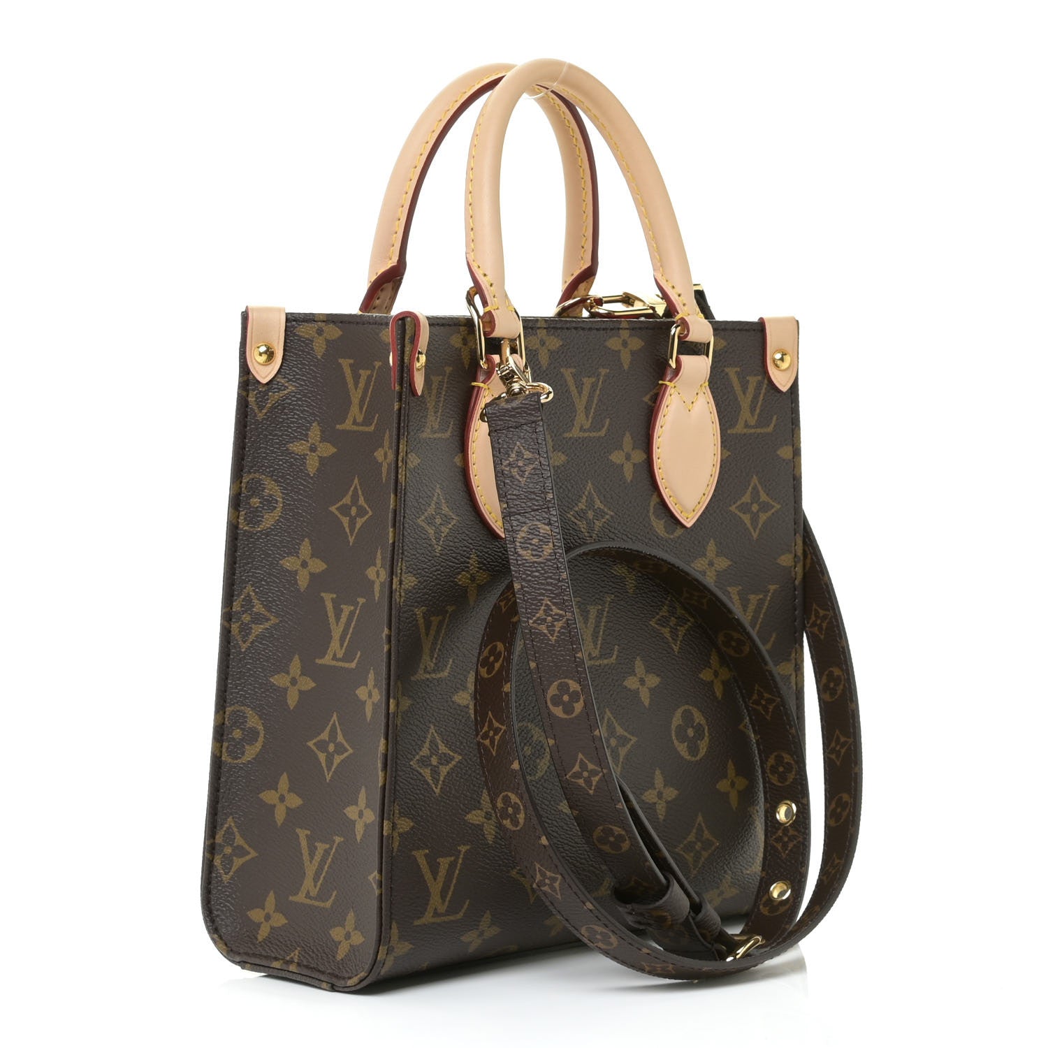 Louis Vuitton Monogram Sac Plat BB 3 of 10