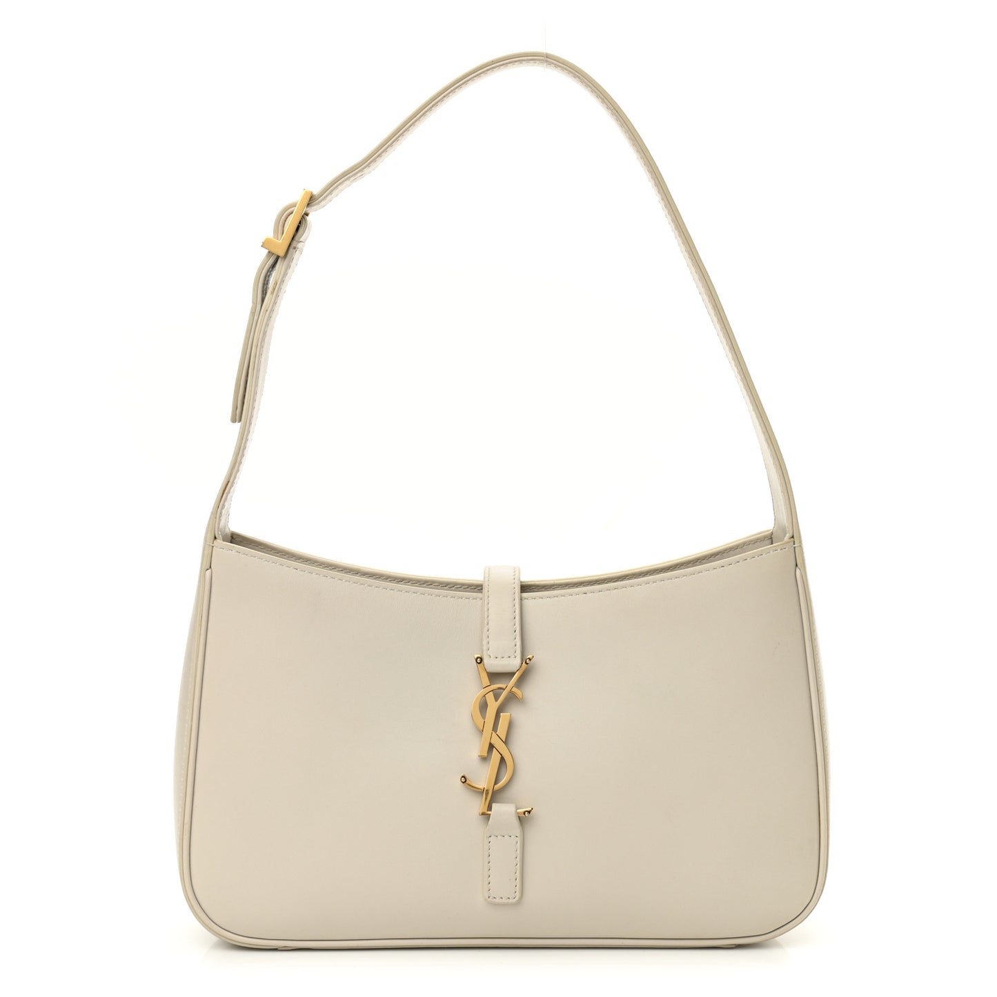 Smooth Calfskin Le 5 A 7 Hobo Blanc Vintage