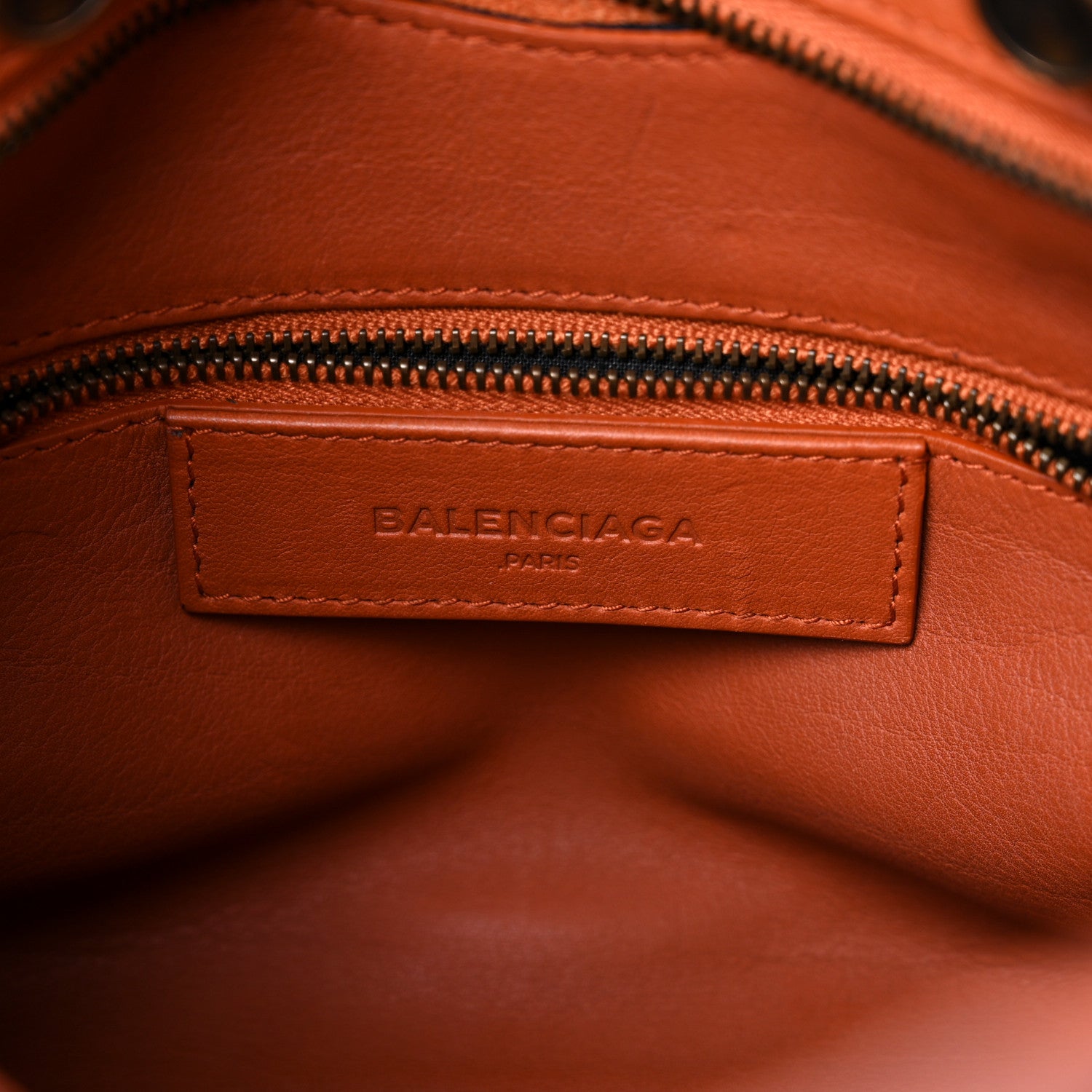 Balenciaga Veau Soyeux Perforated Blackout Hardware S City Marron Caramel 6 of 13