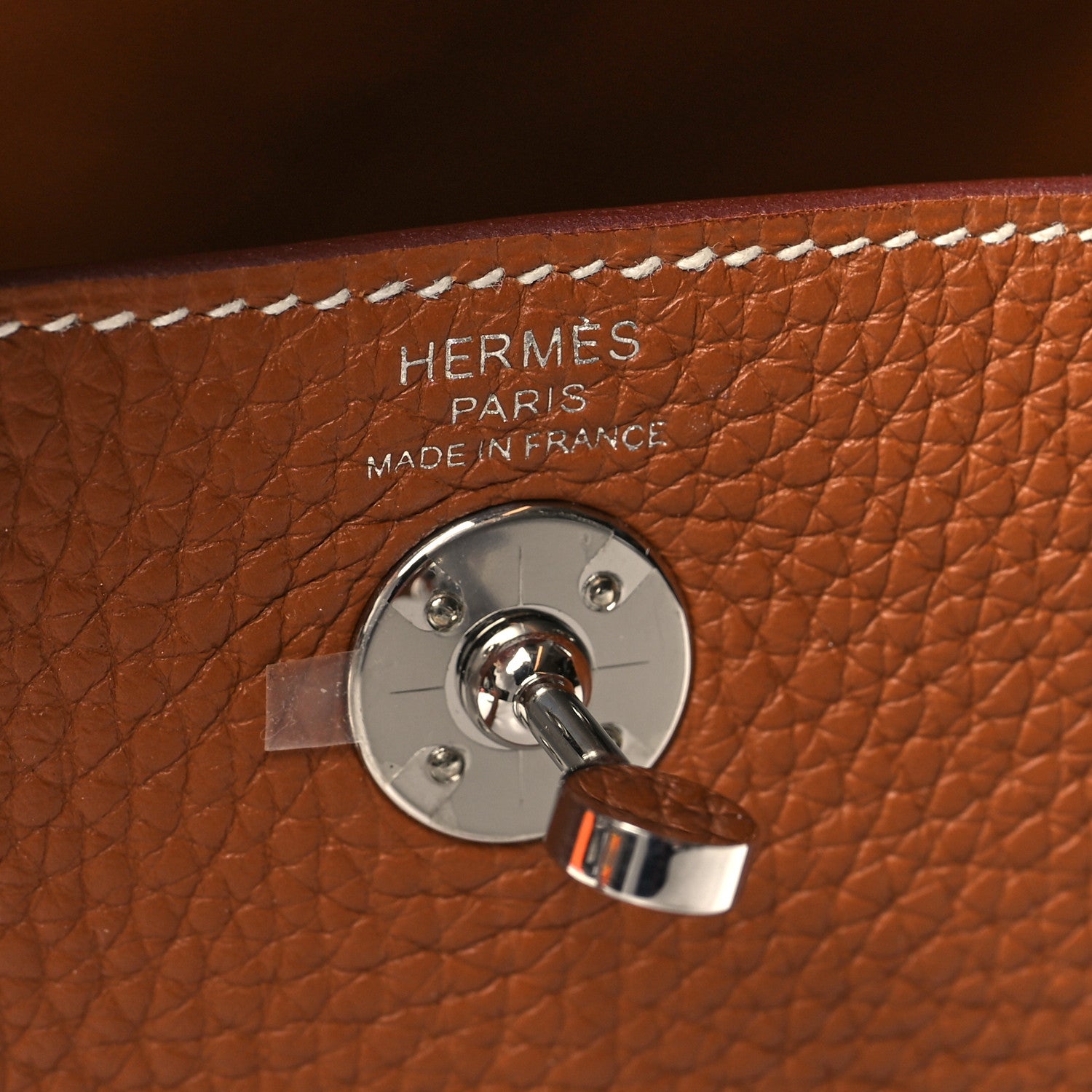 Hermes Taurillon Clemence Mini Lindy 20 Gold 6 of 13