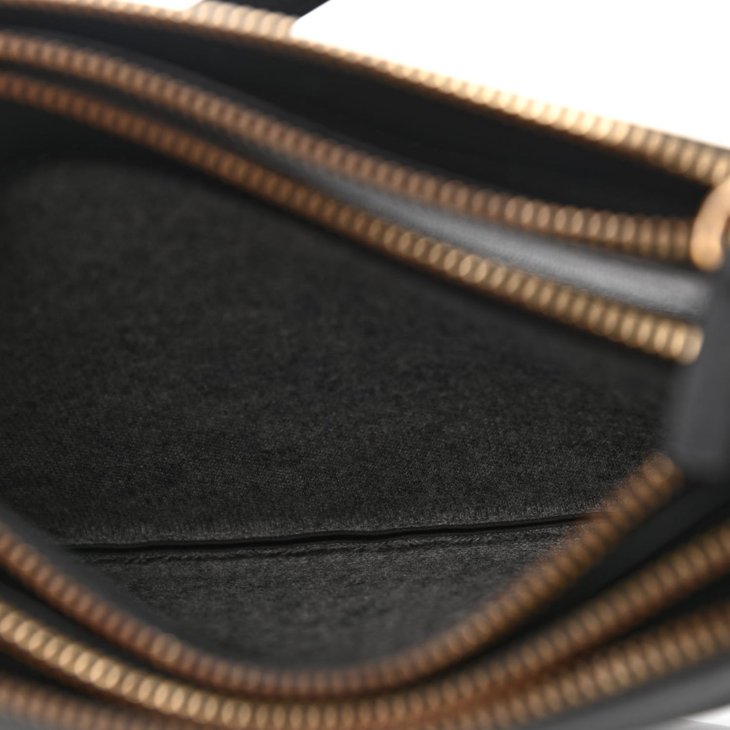 Lambskin Small Trio Crossbody Bag Black