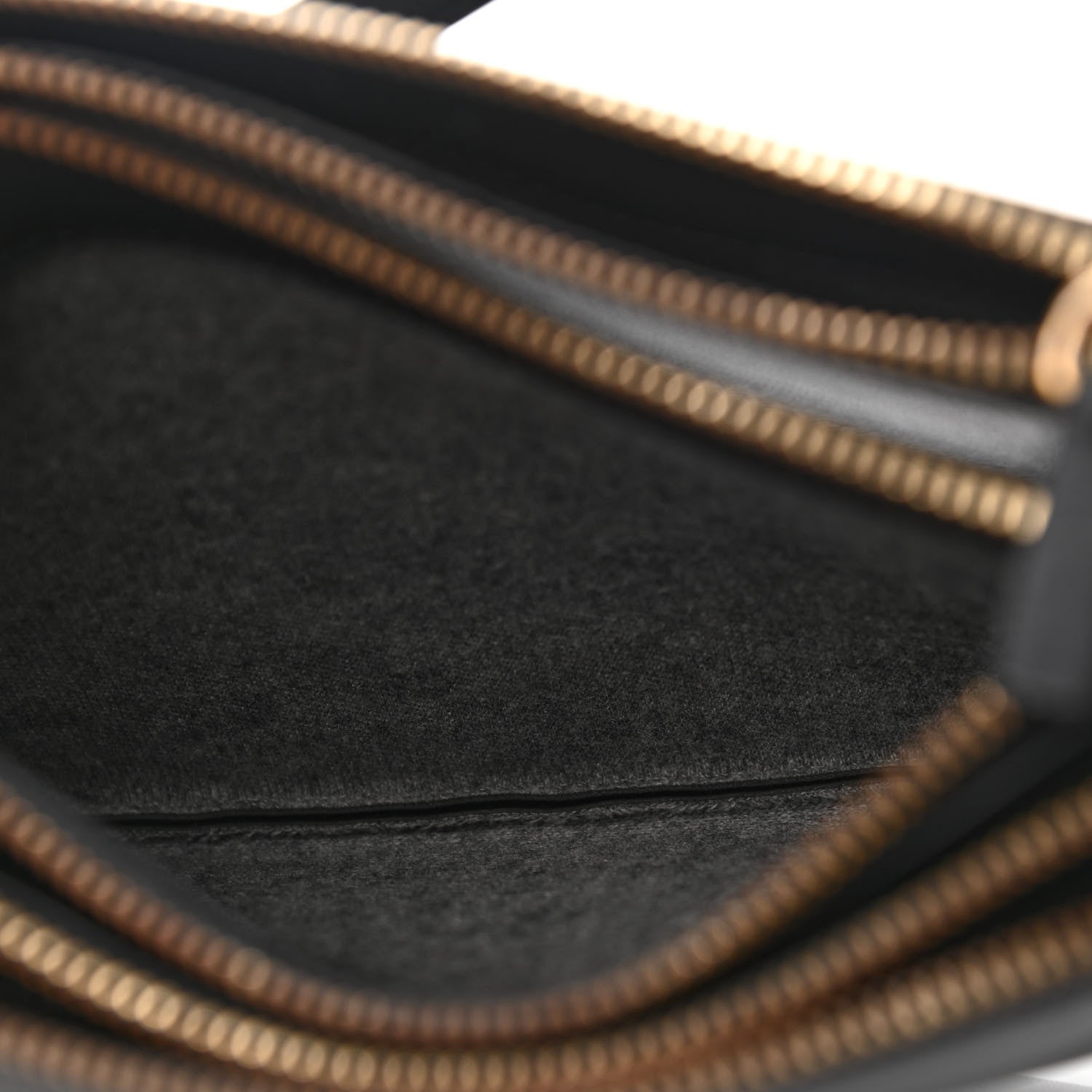Celine Lambskin Small Trio Crossbody Bag Black 6 of 13