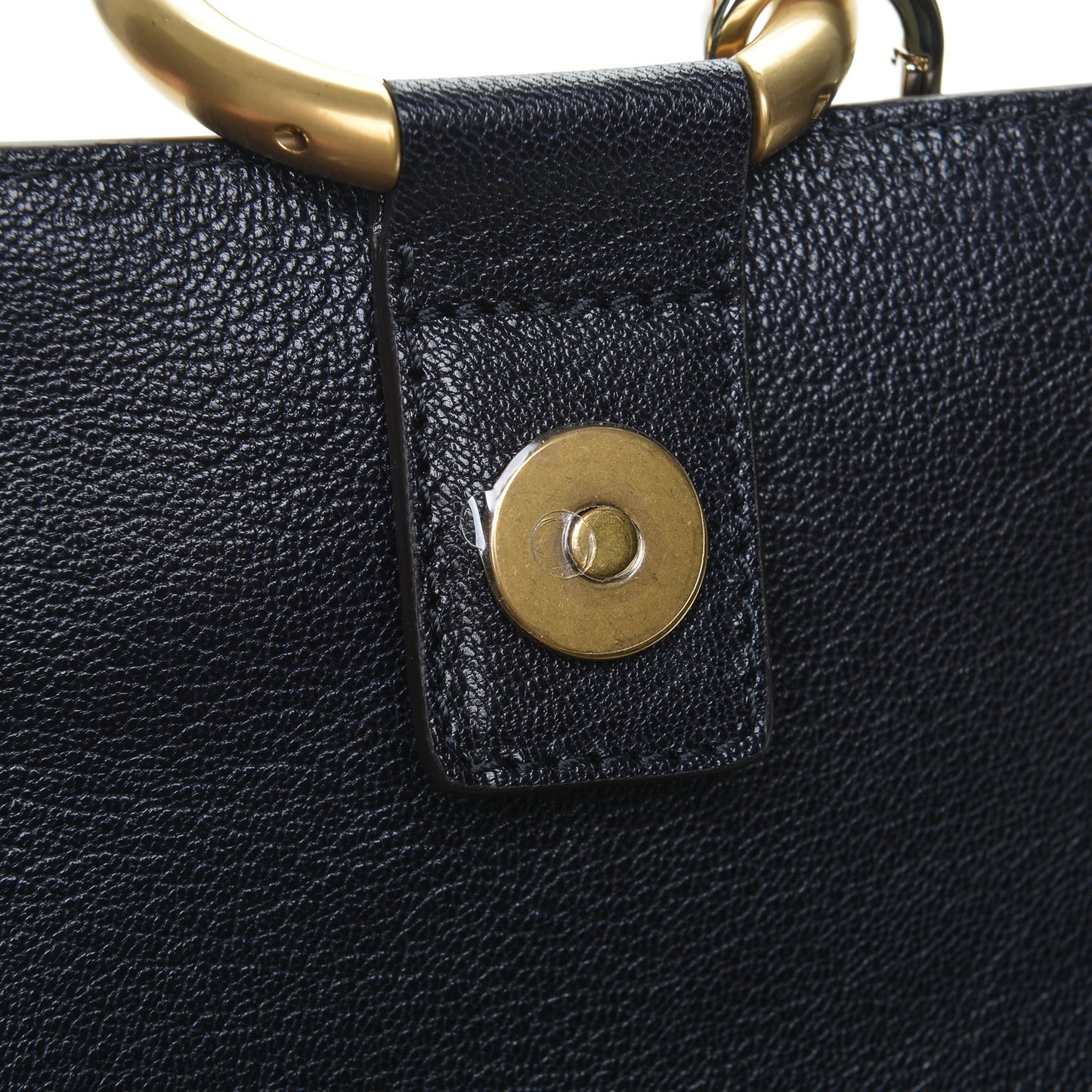 Calfskin Suede Floral Patchwork Studded Small Faye Shoulder Bag Full Blue