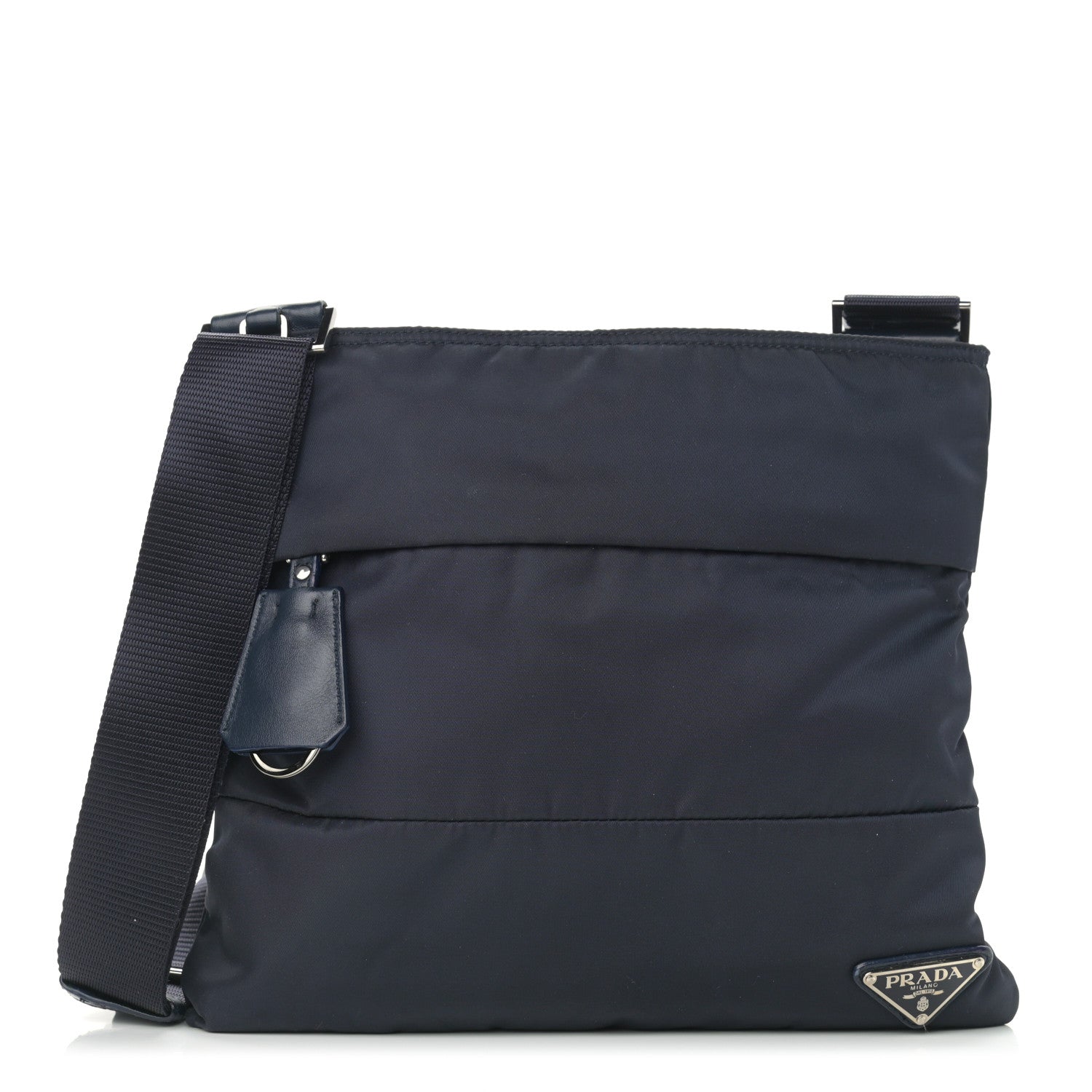 Prada Tessuto Nylon Vela Messenger Bag Bleu 1 of 10
