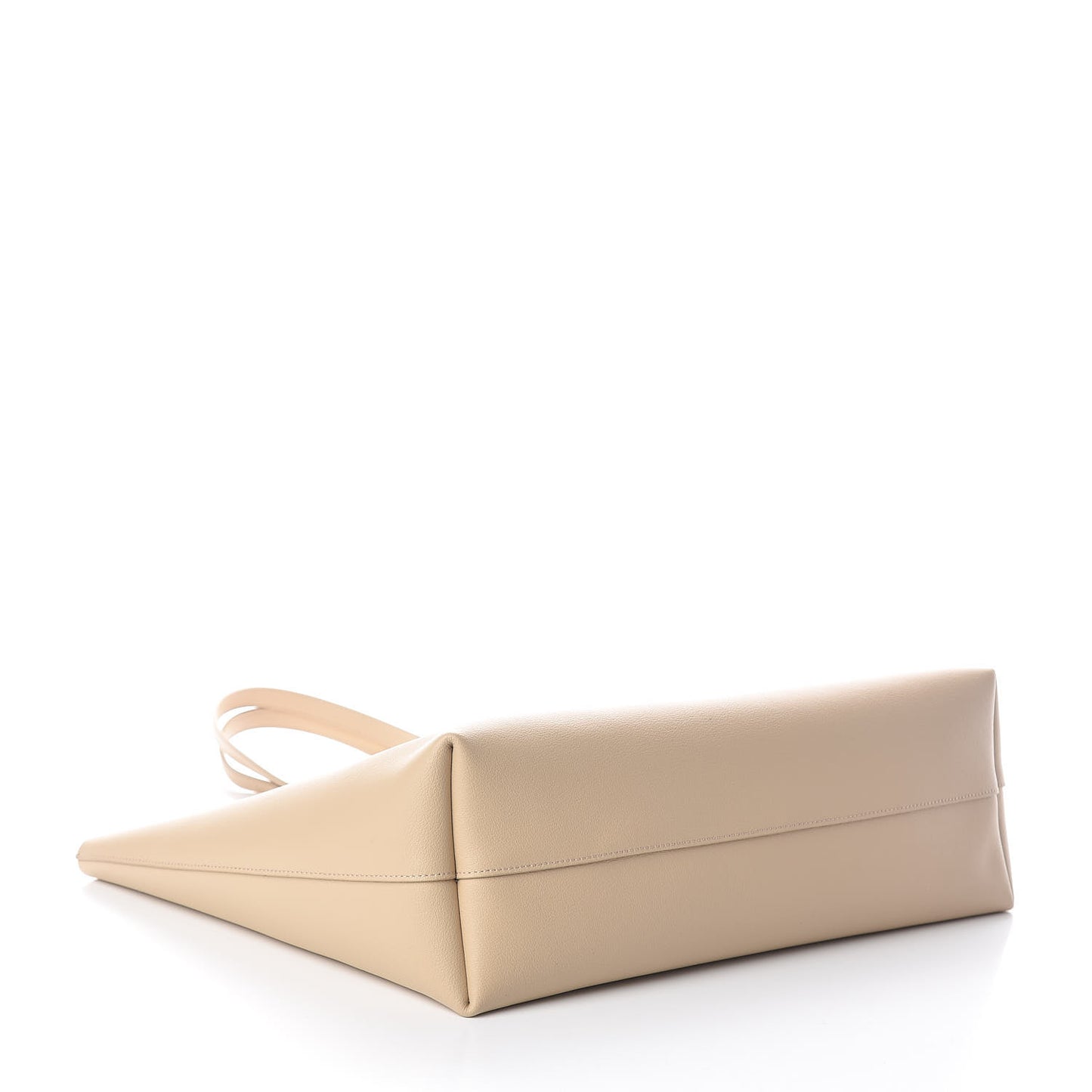 Calfskin Large Shopping Tote Nude Powder