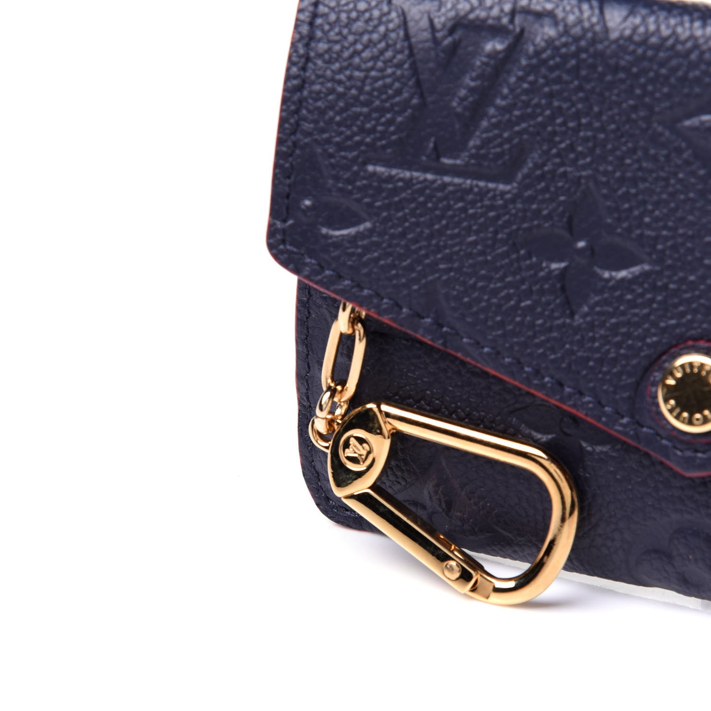 Empreinte Key Pouch Marine Rouge