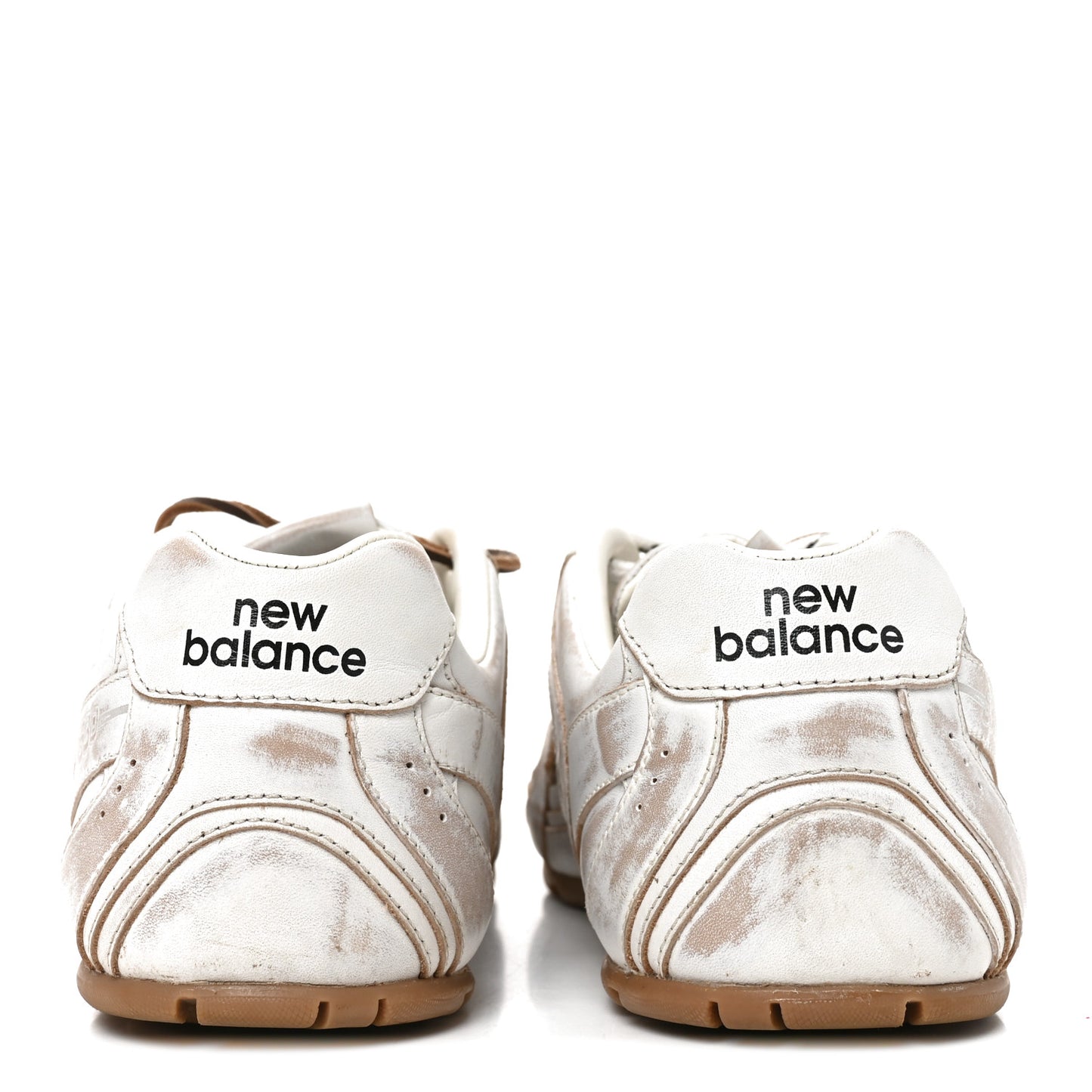 X NEW BALANCE Bleached Calfskin 530 SL Sneakers 42 White