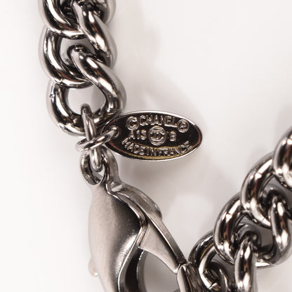 Chanel Ruthenium Pearl CC Chain Bracelet 5 of 5