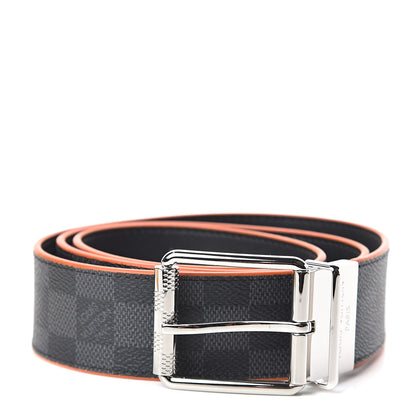 Louis Vuitton Damier Graphite Calfskin 40mm Belt 95 38 1 of 6