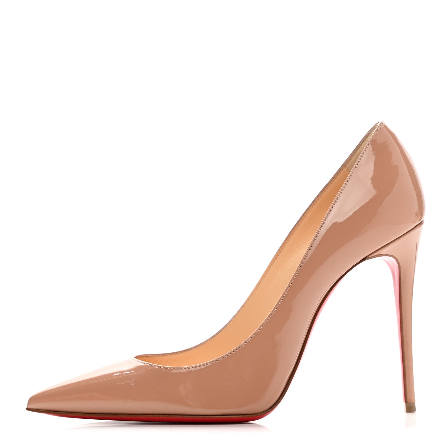 Christian Louboutin Patent So Kate 100 Pumps 36 Nude 1 of 9