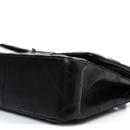 Chanel Lambskin Quilted Jumbo Double Flap Black 10 of 10