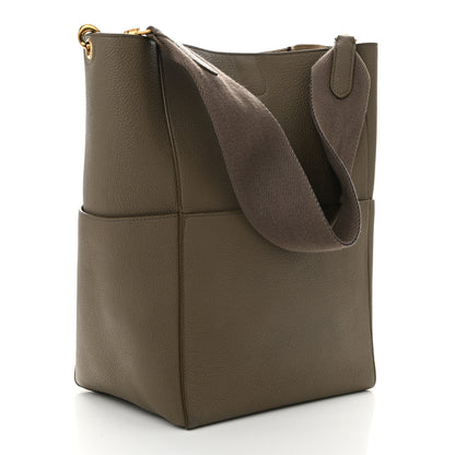 Celine Natural Calfskin Seau Sangle Bucket Bag Dune 3 of 10