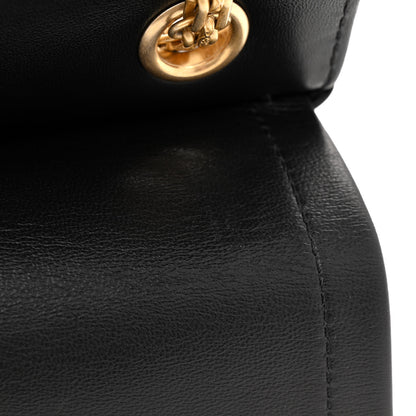 Chanel Lambskin Metallic Calfskin Crocodile Embossed 2.55 Reissue 225 Flap Black Gold 11 of 12