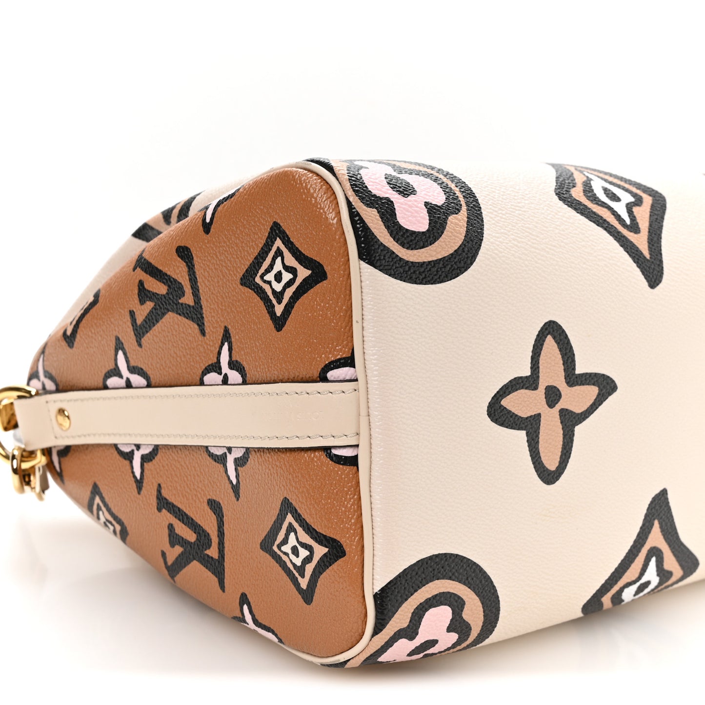 Monogram Giant Wild At Heart Speedy Bandouliere 25 Creme