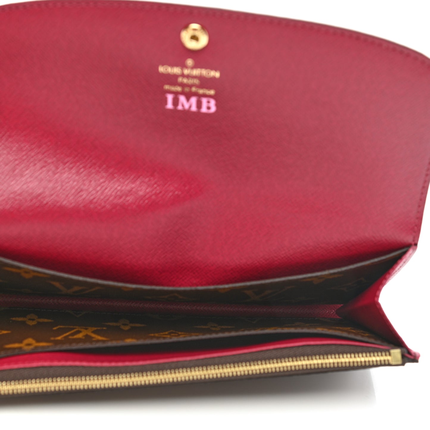 Monogram Emilie Wallet Fuchsia