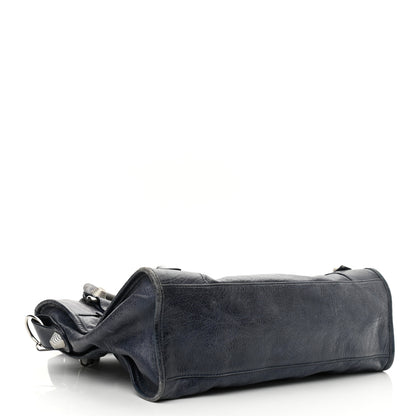Balenciaga Agneau Giant 21 Silver Hardware City Bleu Roi 4 of 12