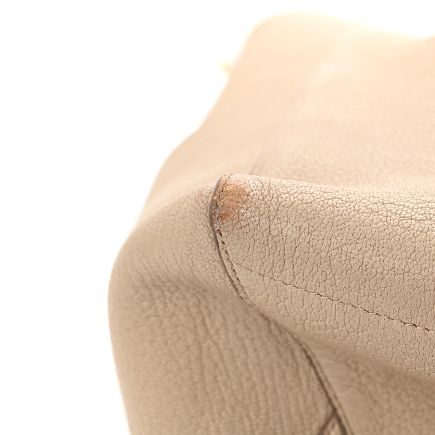 Celine Soft Grained Calfskin Sangle Bucket Bag Dune 17 of 18