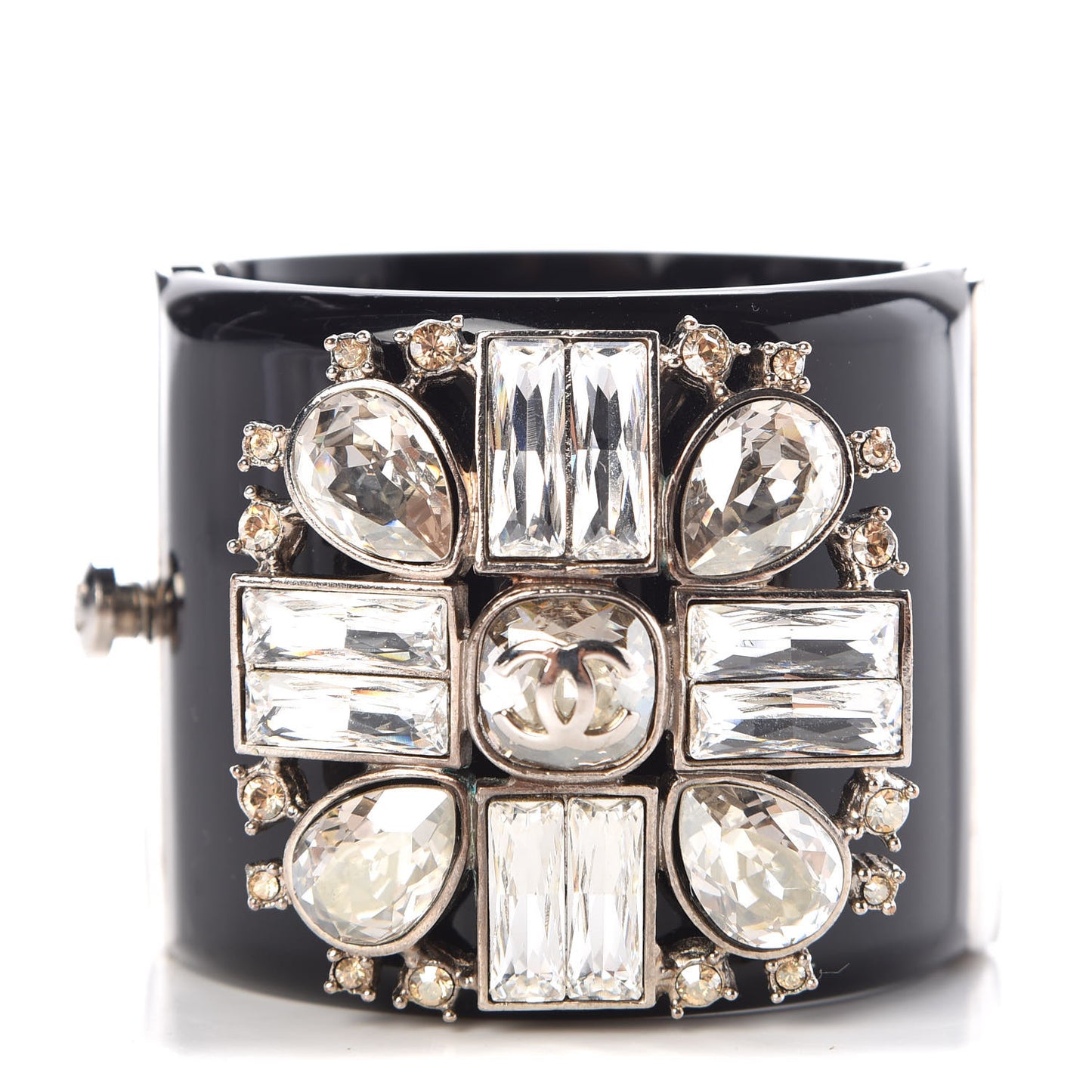 Resin Crystal CC Cuff Black