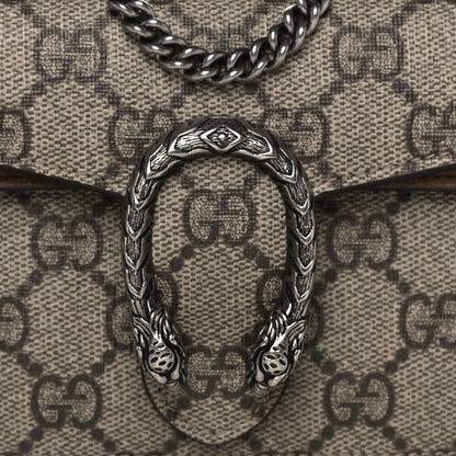 Gucci GG Supreme Monogram Super Mini Dionysus Shoulder Bag Taupe 7 of 11