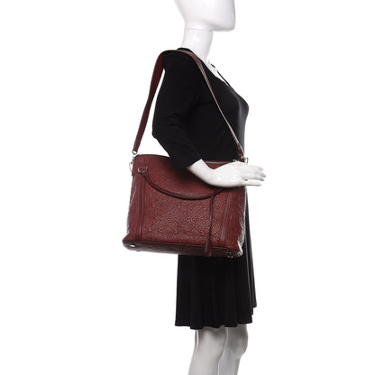 Louis Vuitton Monogram Lambskin Antheia IXIA PM Fuchsia 2 of 10