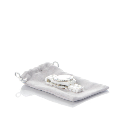 Chanel Stainless Steel Ceramic Diamond 38mm J12 Automatic Watch White 5 of 7