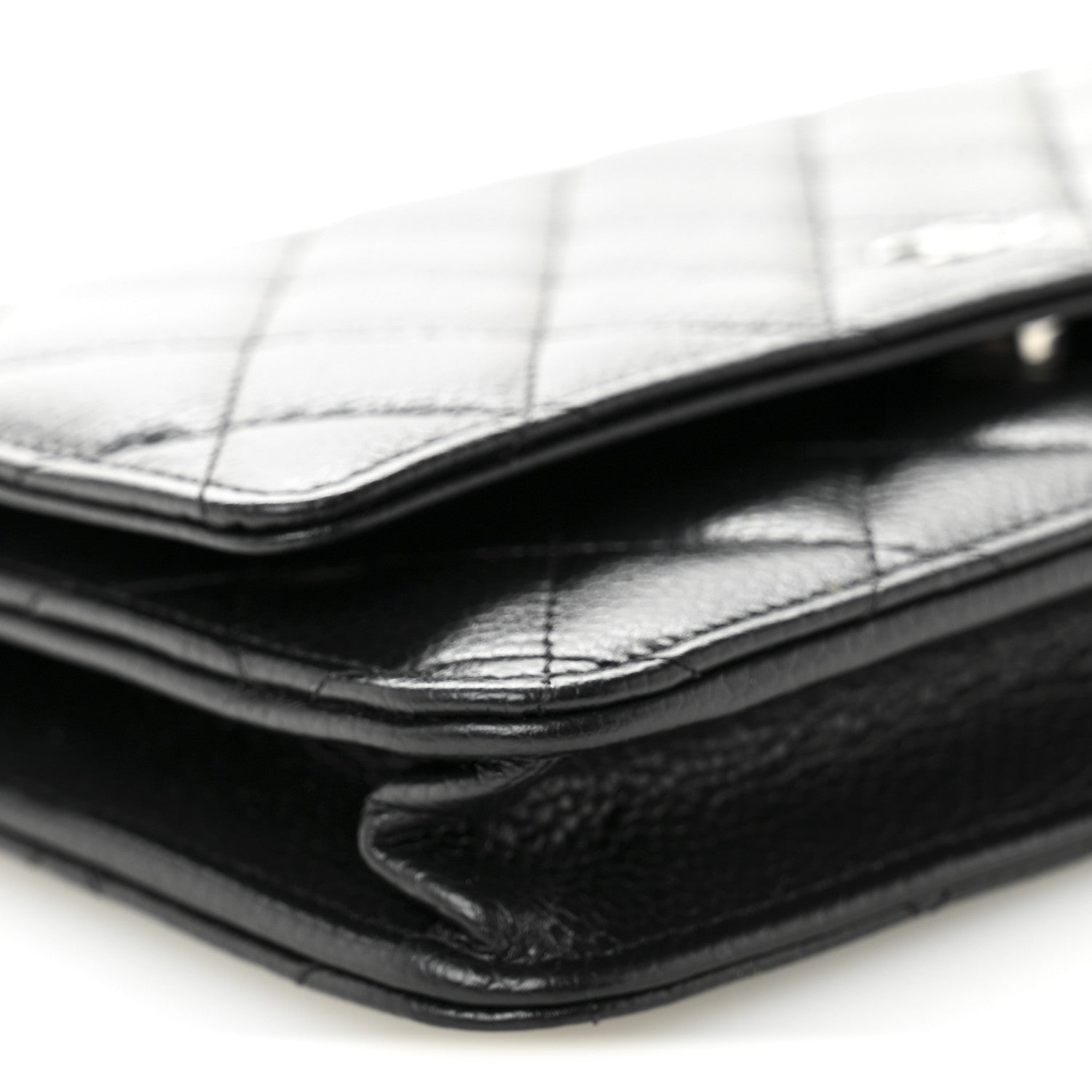 Chanel Caviar Quilted Wallet On Chain WOC Black 10 of 12
