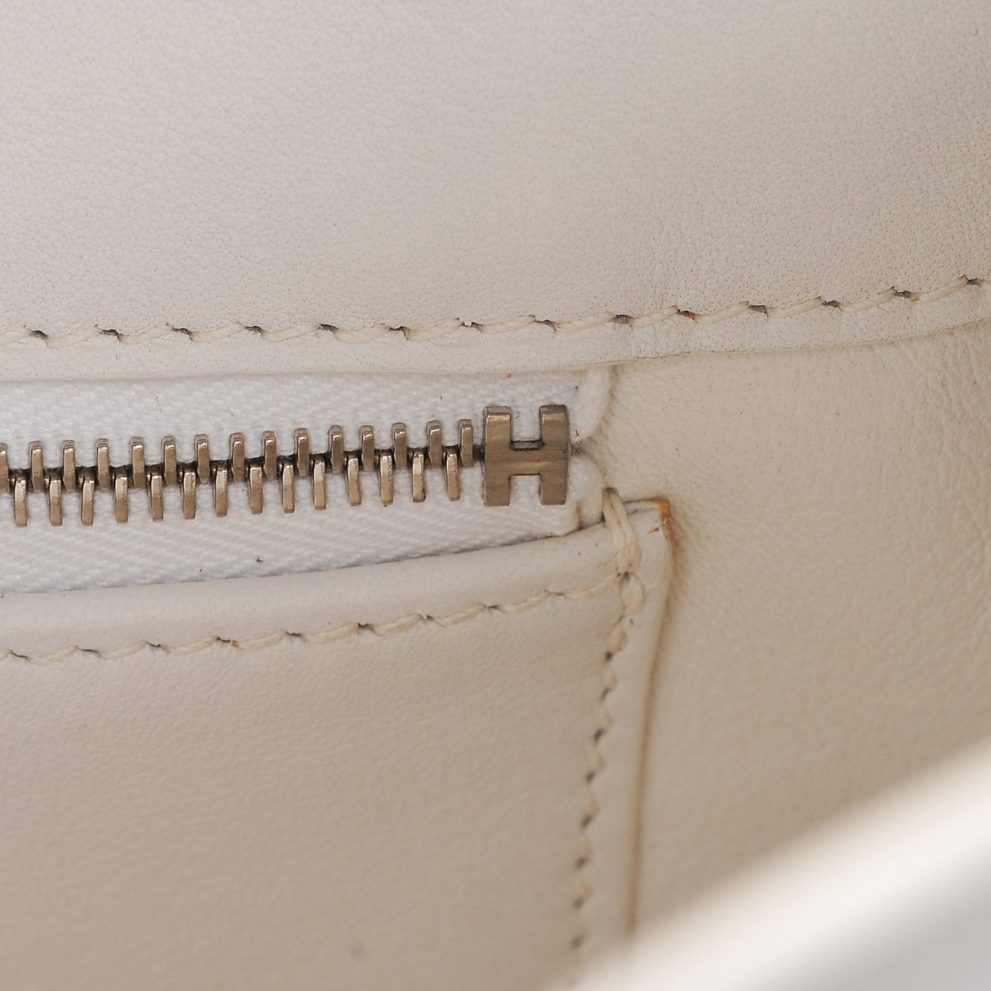 Swift Toile Birkin 35 Blanc Vert Miliatire