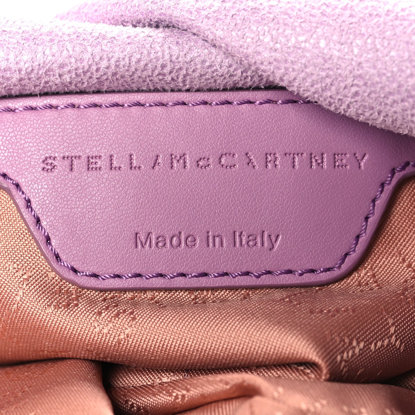 Shaggy Deer Mini Falabella Fold Over Tote Amethyste