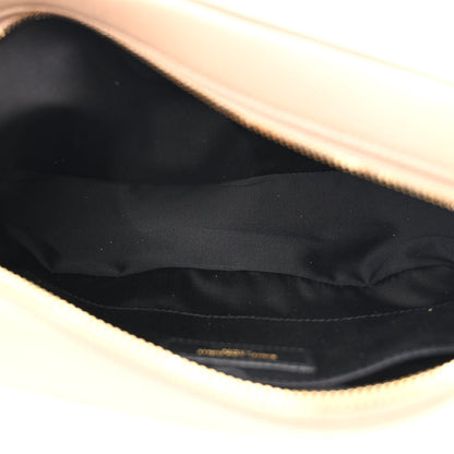 Saint Laurent Calfskin Matelasse Monogram Lou Camera Bag Dark Beige 5 of 11