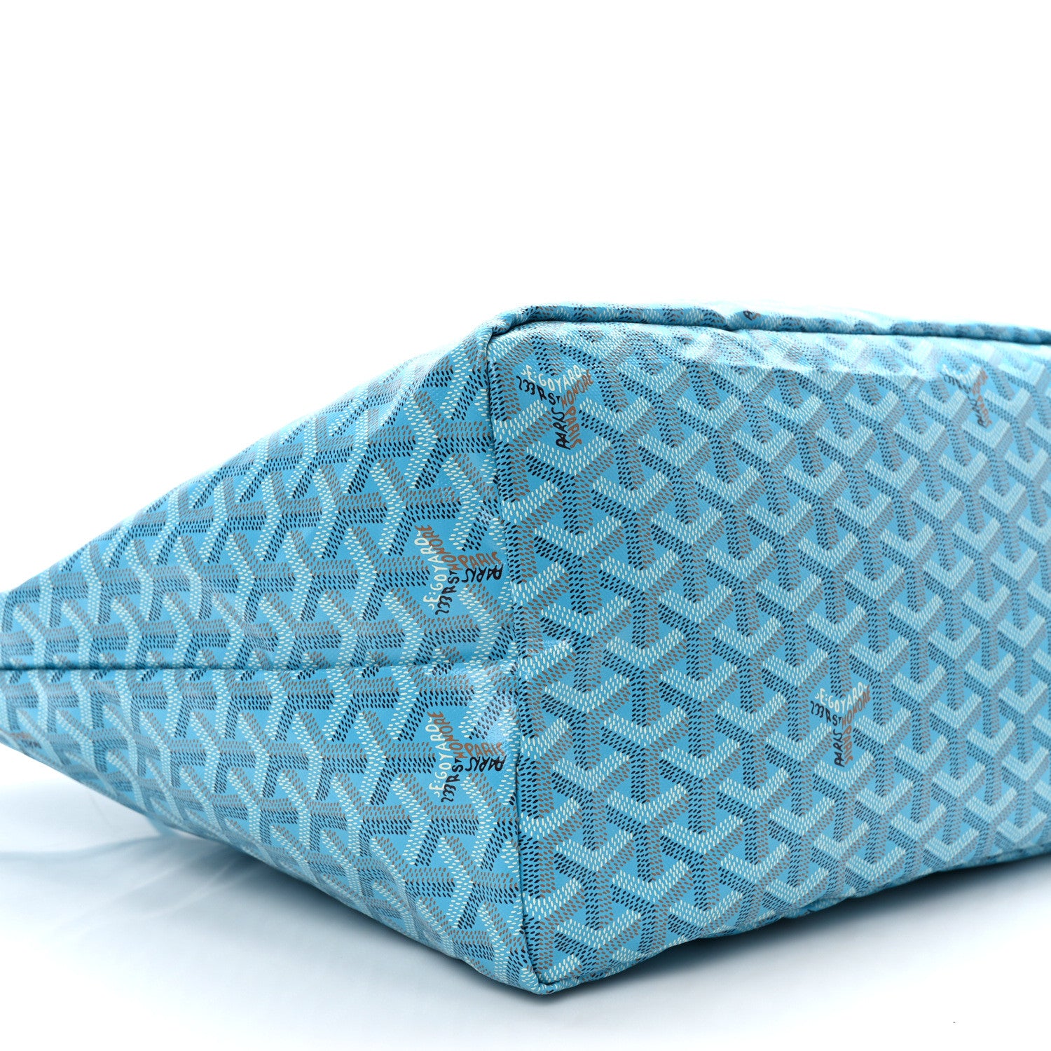 Goyard Goyardine Saint Louis GM Balise Beach Towel Set Turquoise 10 of 14