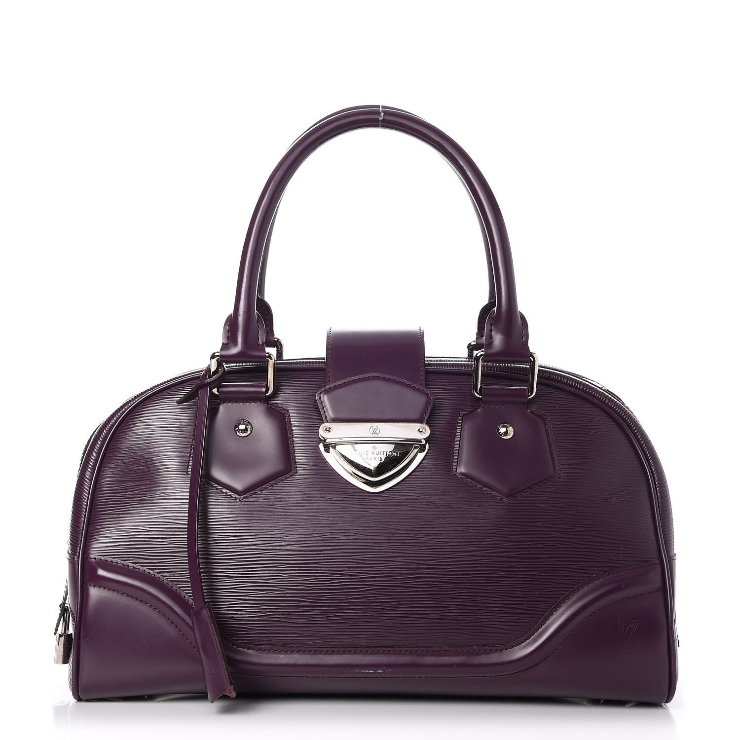 Louis Vuitton Epi Bowling Montaigne GM Cassis 1 of 9