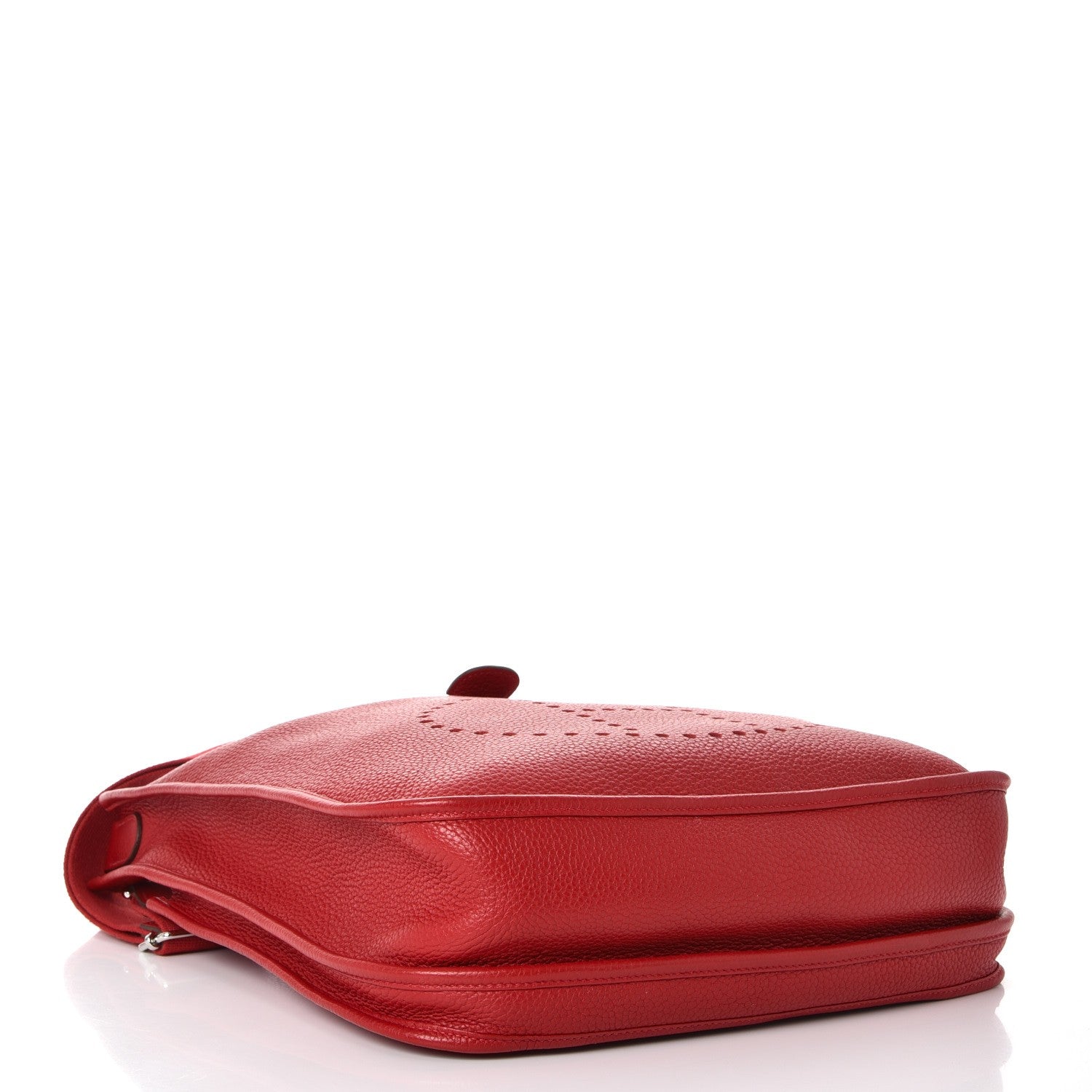 Hermes Taurillon Clemence Evelyne III PM Rouge Casaque 4 of 8