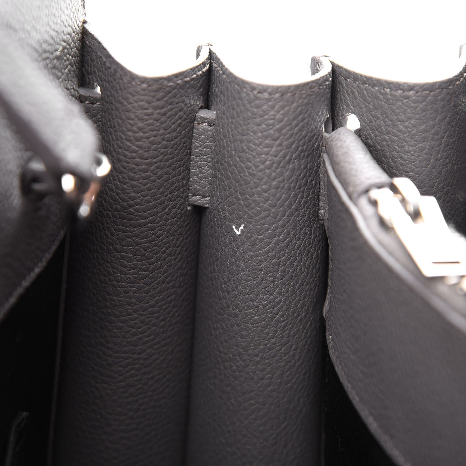Saint Laurent Grained Calfskin Small Sac De Jour Fog 15 of 16