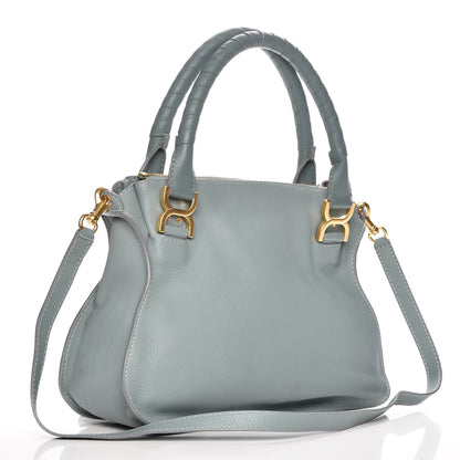 Chloe Calfskin Medium Marcie Satchel Cloudy Blue 4 of 9