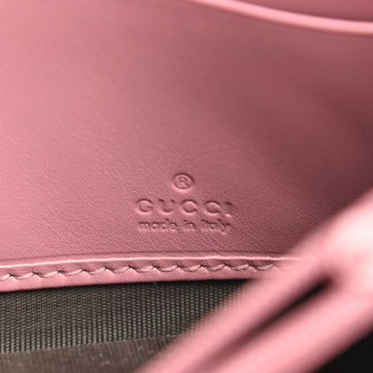 Gucci Moon Calfskin Continental Wallet Pink Green 6 of 8