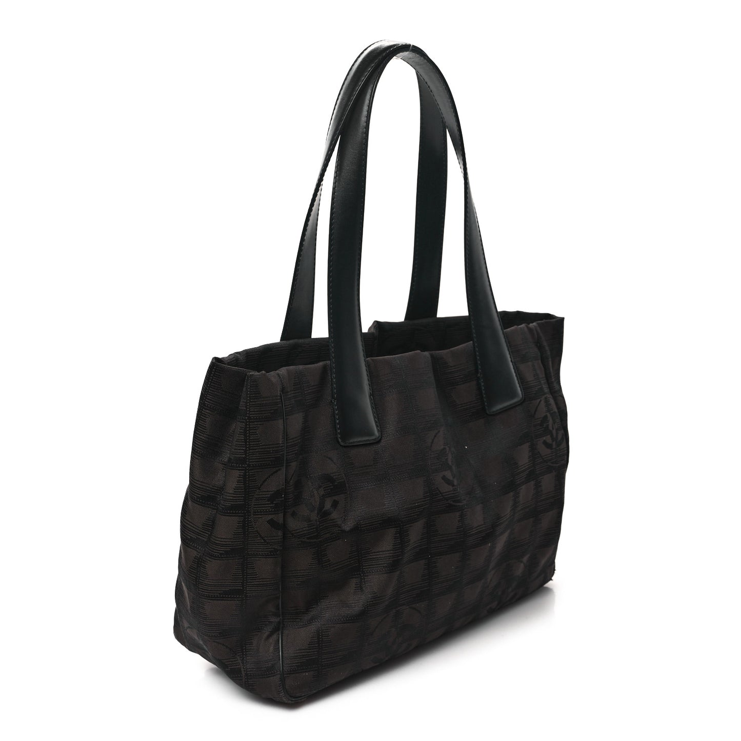 Nylon Large Travel Tote Brown