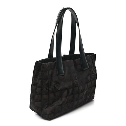 Chanel Nylon Large Travel Tote Brown 3 of 11