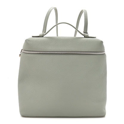 Loro Piana Grained Calfskin Extra Pocket L23.5 Backpack Eucalyptus 1 of 12