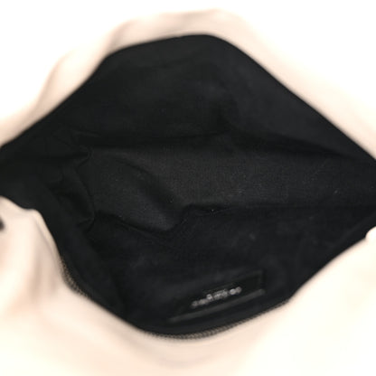 Saint Laurent Lambskin Quilted Small Loulou Puffer Monogram Chain Satchel Blanc Vintage 5 of 11