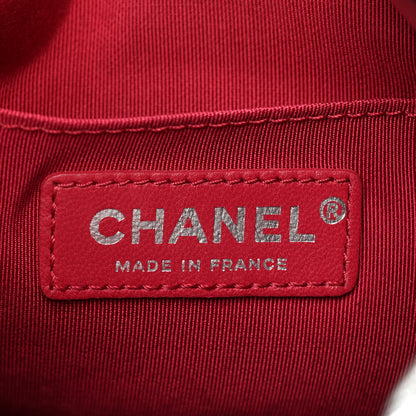 Chanel Metallic Aged Calfskin Quilted Small Gabrielle Bucket Silver 6 of 8