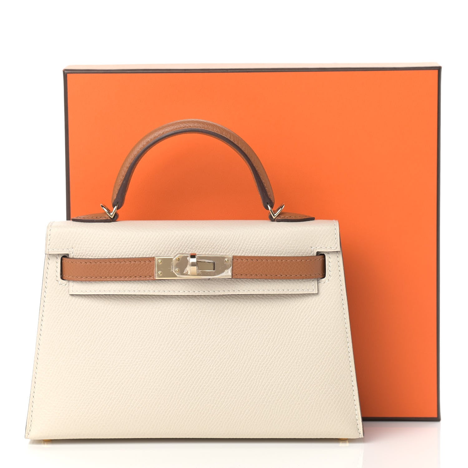 Hermes Epsom Mini Horseshoe Kelly Sellier 20 Craie Sesame 32 of 32
