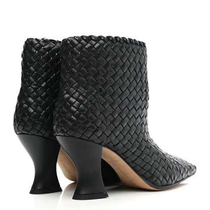 Bottega Veneta Nappa Intrecciato Ankle Boots 39 Black 4 of 8