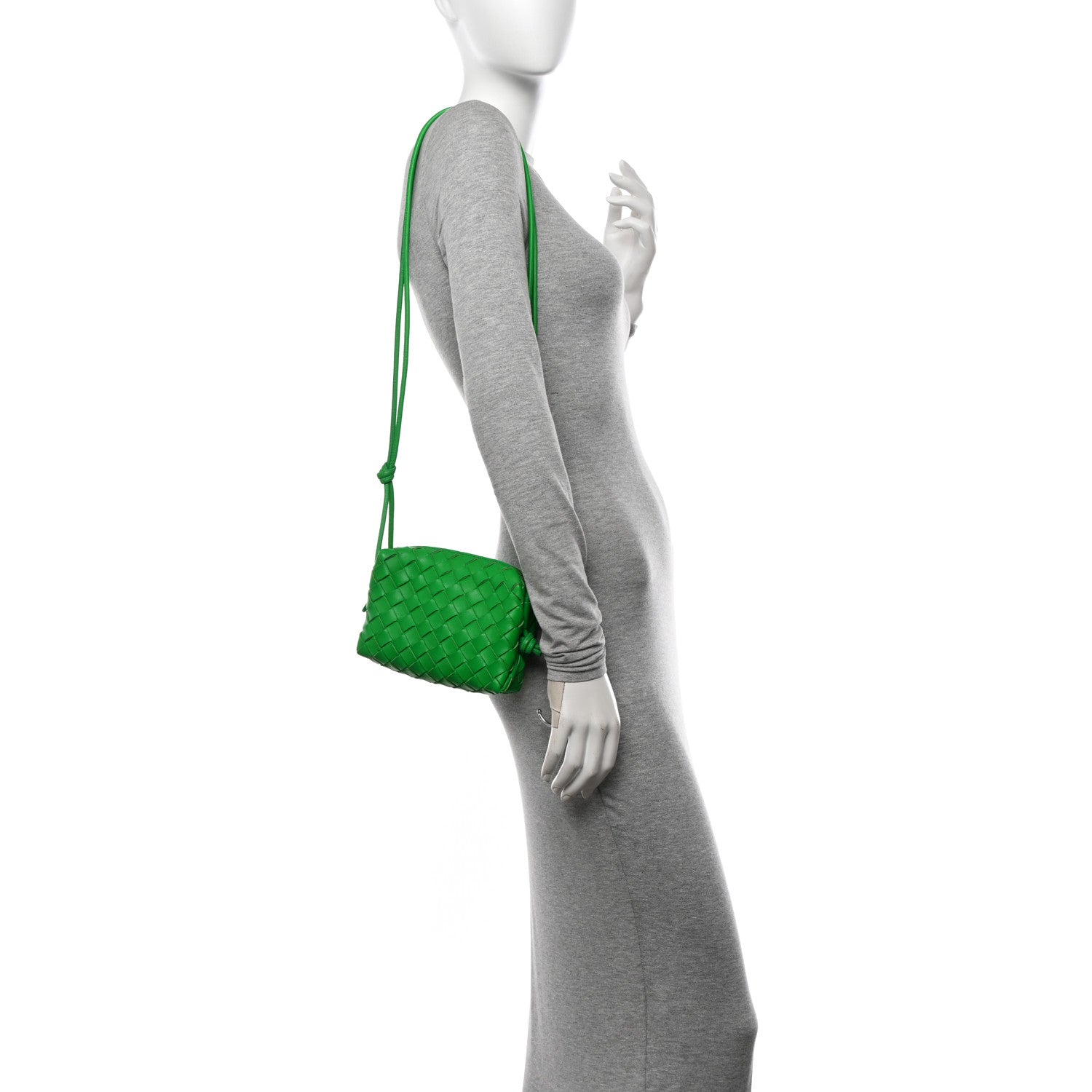 Bottega Veneta Nappa Intrecciato Mini Loop Camera Bag Parakeet 2 of 10