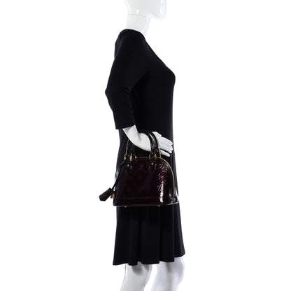 Louis Vuitton Vernis Alma BB Amarante 3 of 10