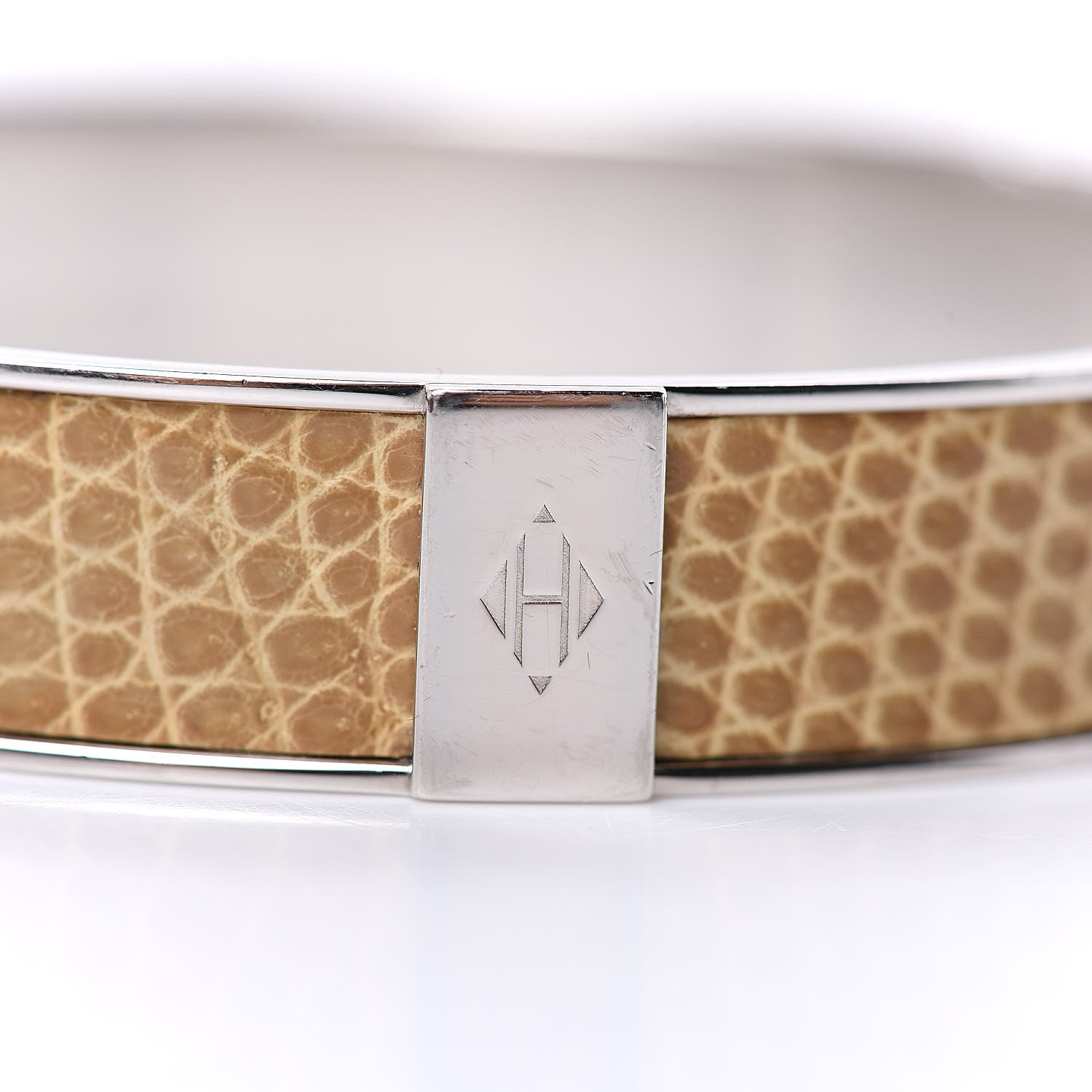 Hermes Smooth Lizard Kawaii 12 Small Bracelet Ficelle 5 of 6