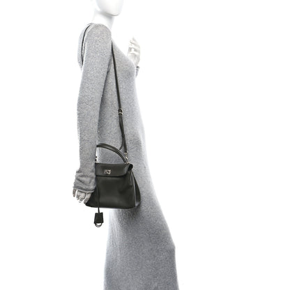 Balenciaga Natural Smooth Calfskin Mini Rodeo Top Handle Handbag Grey 2 of 10