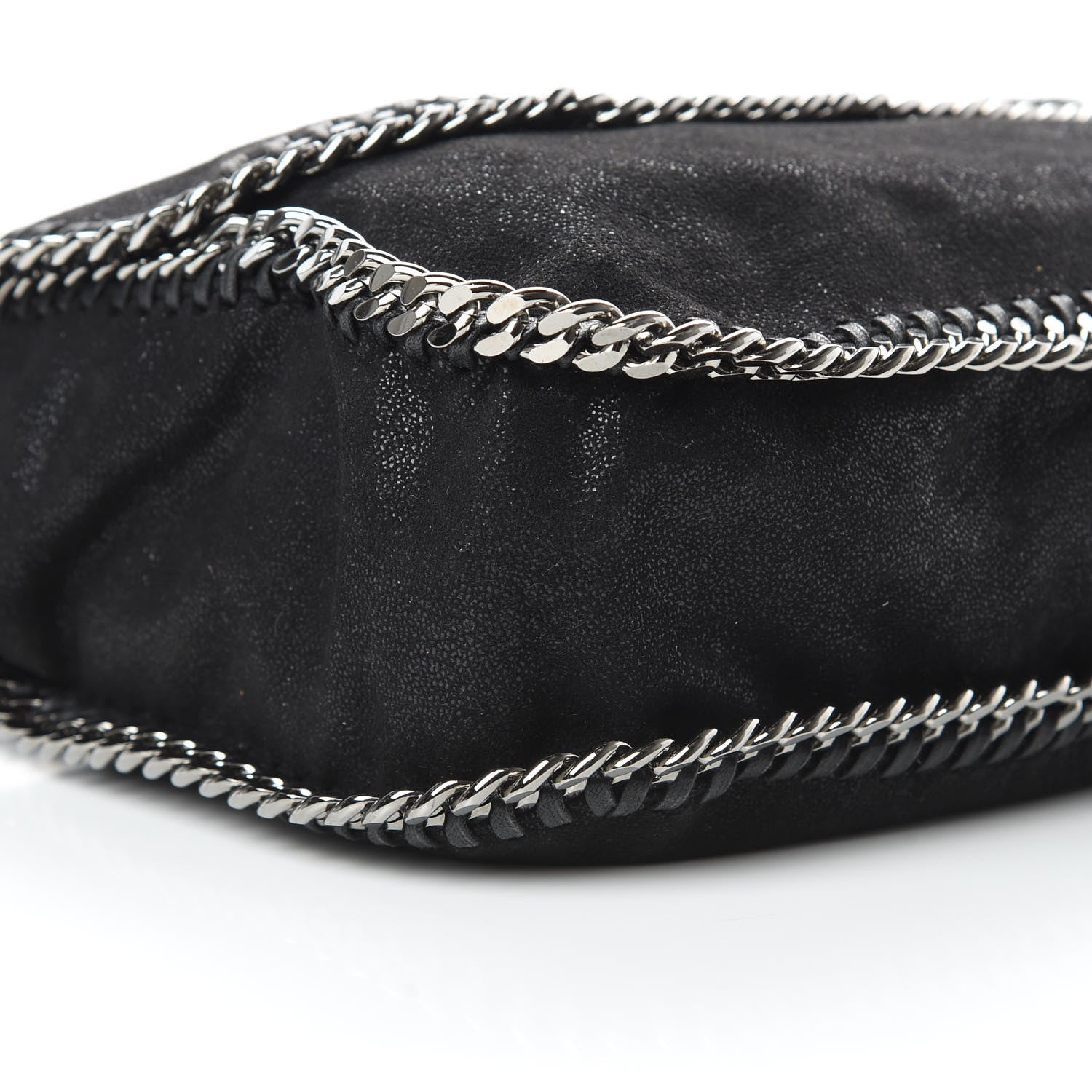 Stella McCartney Shaggy Deer Falabella Shoulder Bag Black 8 of 9